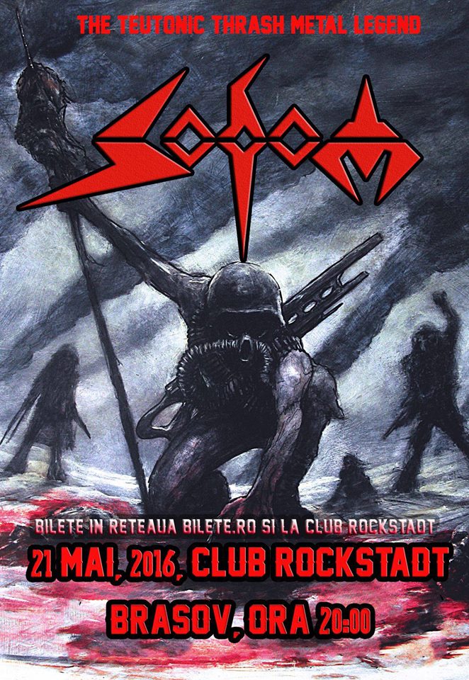 Concertul SODOM la Brasov se apropie de Sold Out!